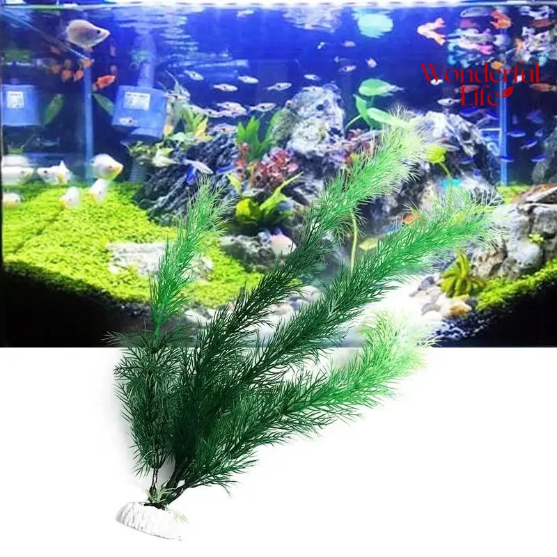 Live Plant Aquarium - 19/30CM Water Grass Aquatic Plastic Plants