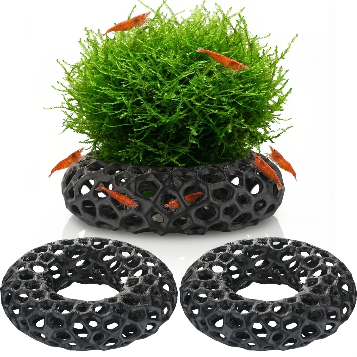 Aquarium Moss - 1PCS 3D Printing Aquarium Fish and