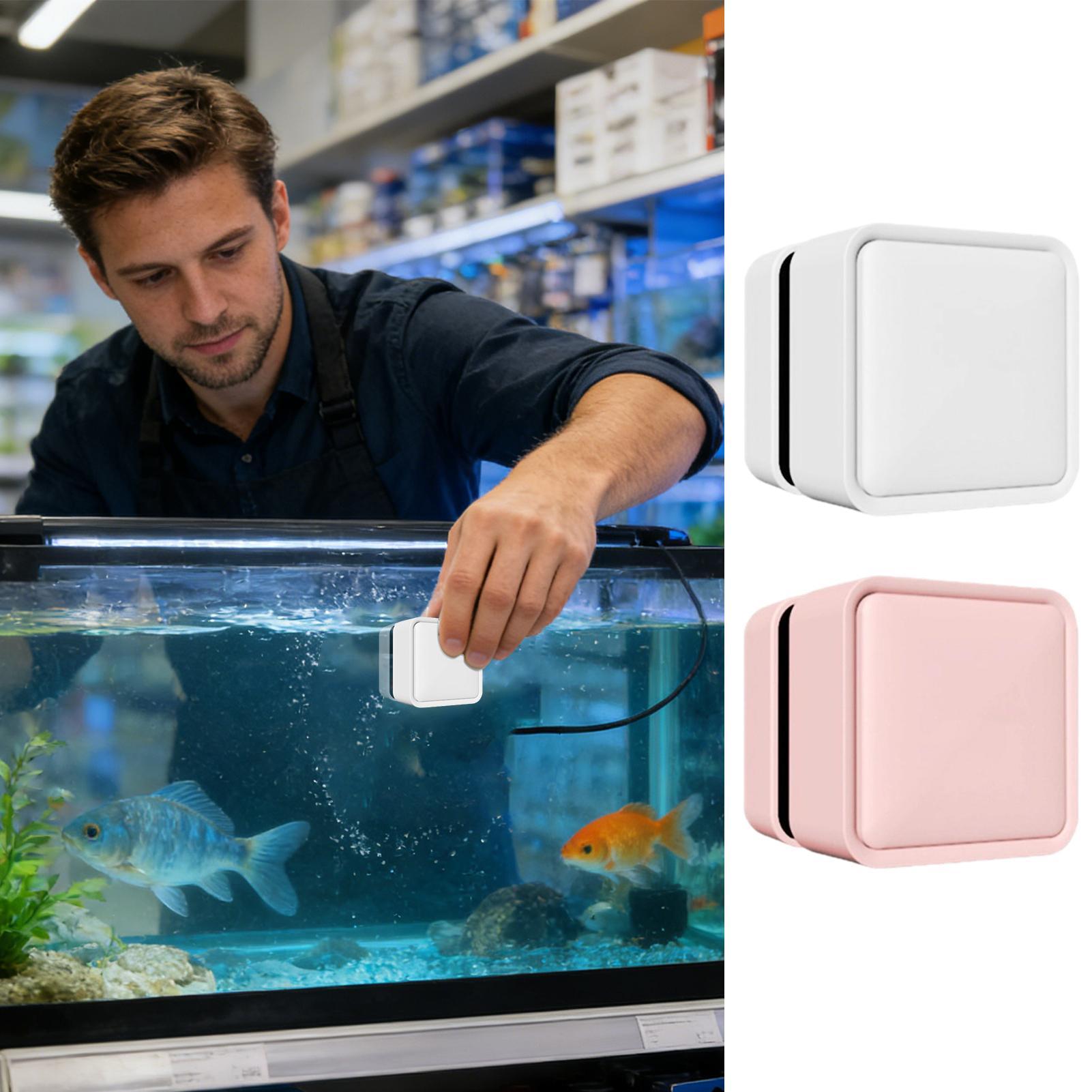 Planted Aquarium Cleaning - Magnetic Fish Tank Cleaner Double-Sided Scraber