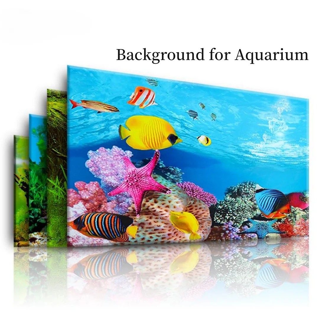 Aquarium Plants Live - Background Aquarium 3D Sticker Poster Decoration