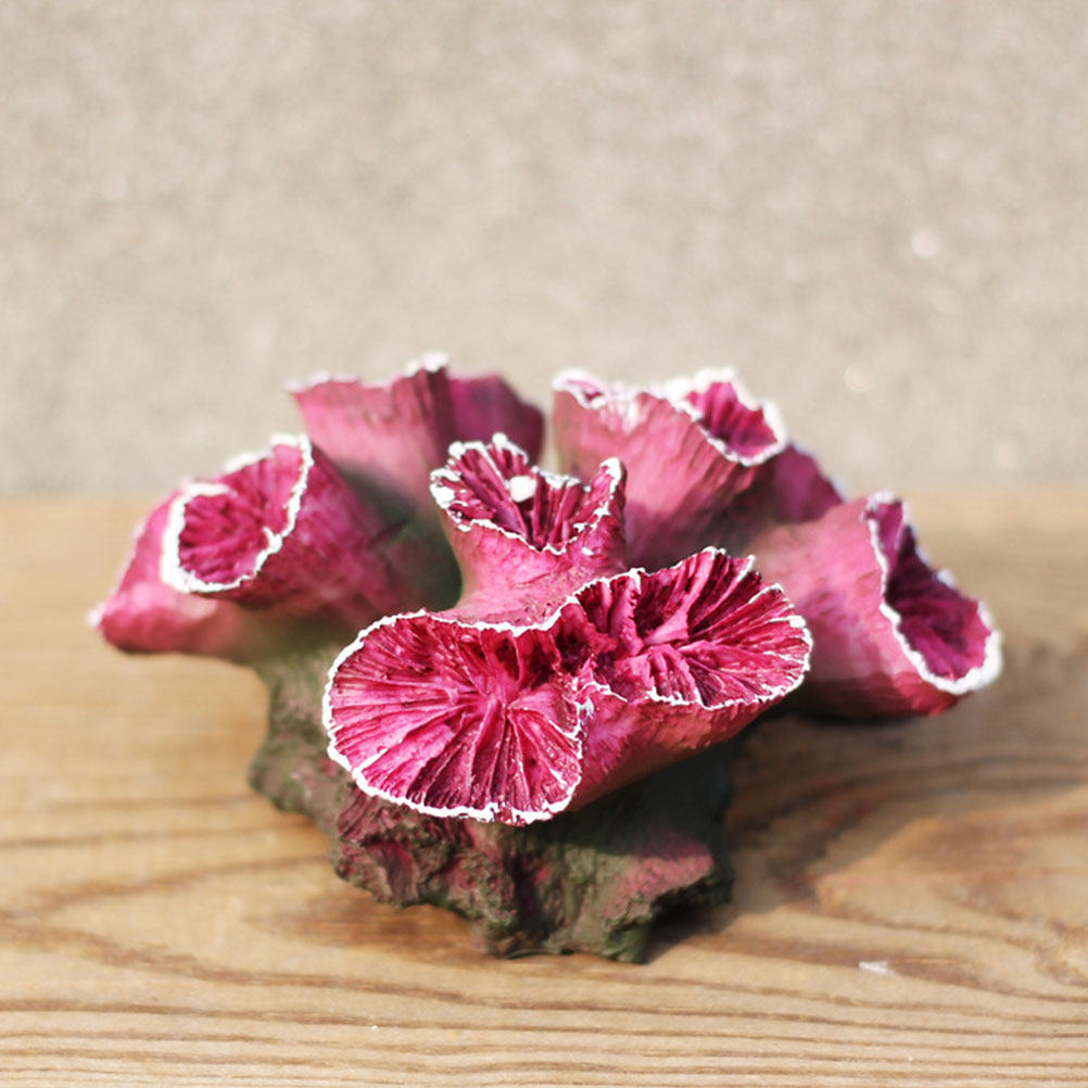 Live Plant Aquarium - Premium Resin Coral Ornament Aquarium Decoration