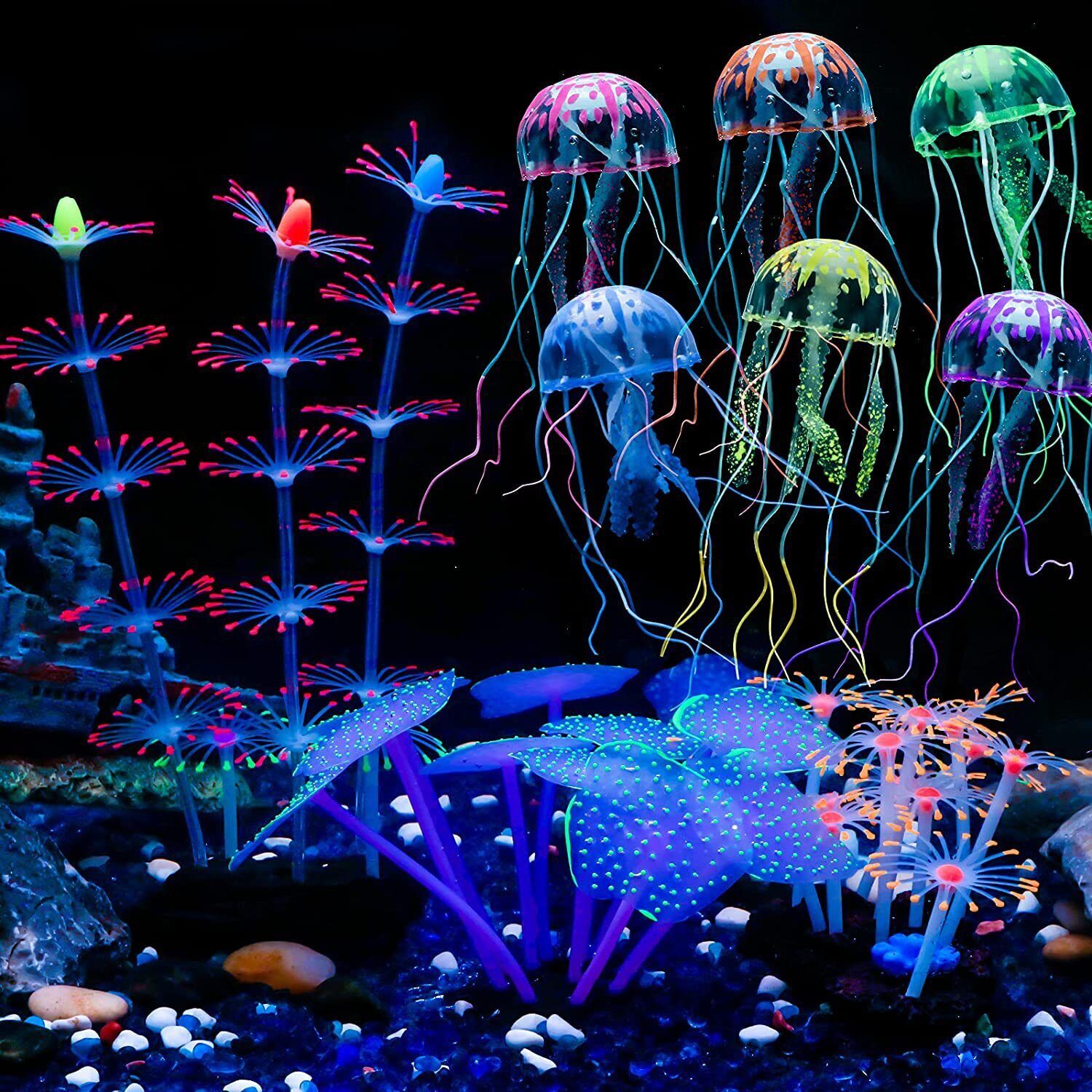 Silicone Glowing Landscape Art - Live Plant Aquarium review and price