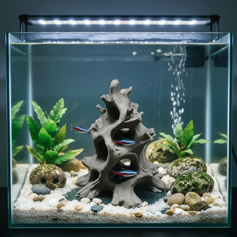 Hidden Multi-Hole Driftwood Fi - Aquarium Driftwood review and price