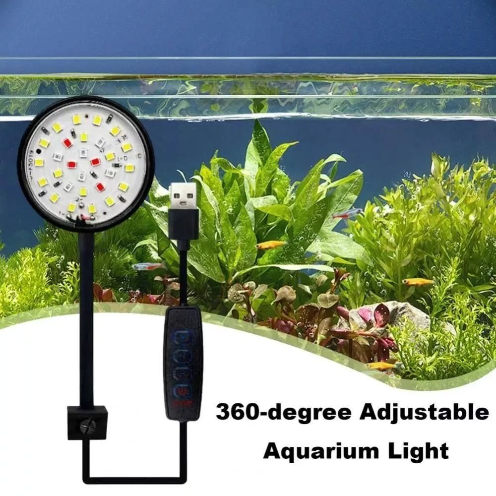 New Mini Fish Tank Clip Lamp 5 - Live Plant Aquarium review and price