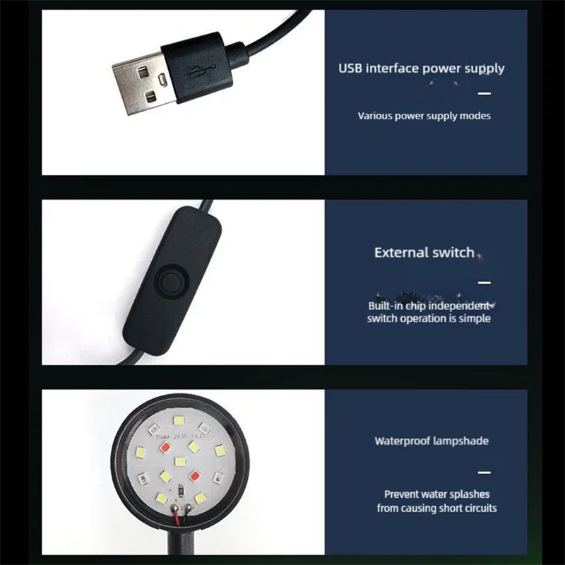 USB LED Fish Tank Clip Lamp Hi - Aquarium Plant Light review and price