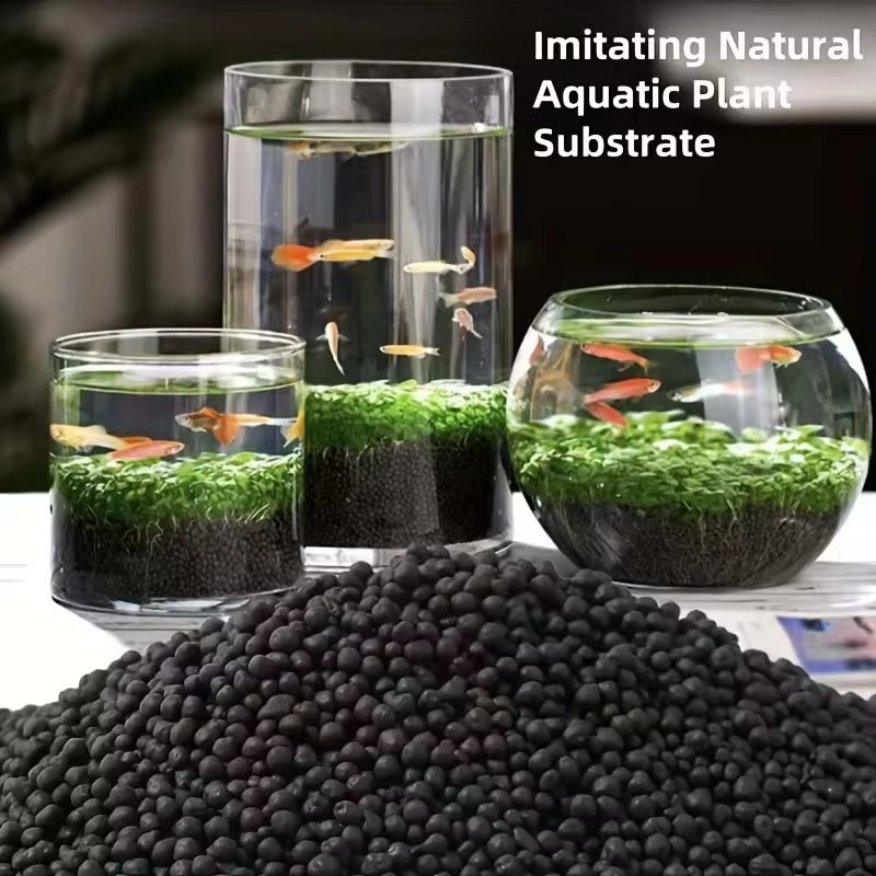 Black Aquarium Substrate Soil  - Aquarium Planted Tank Filter review and price