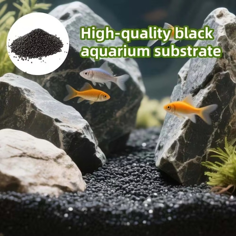 Black Aquarium Substrate Soil  - Aquarium Planted Tank Filter review and price