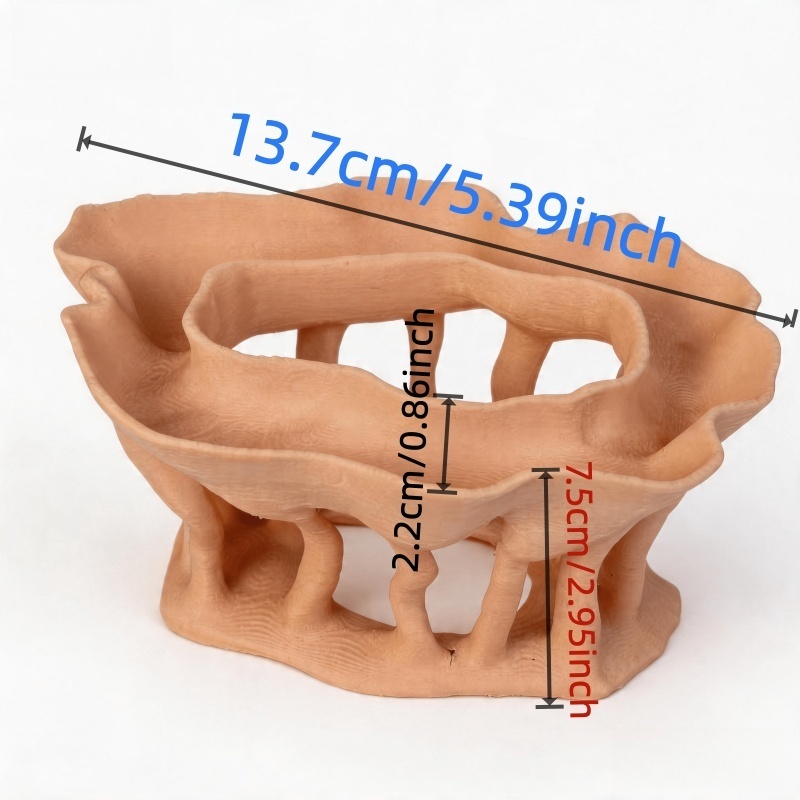 3D printed aquarium plants in  - Plant Aquarium Pot review and price