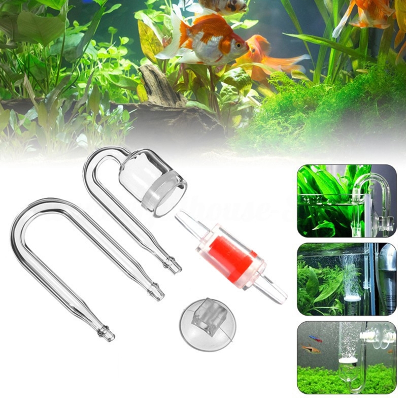 4pcs Set DIY CO2 Diffuser For  - Aquarium Plants Live review and price