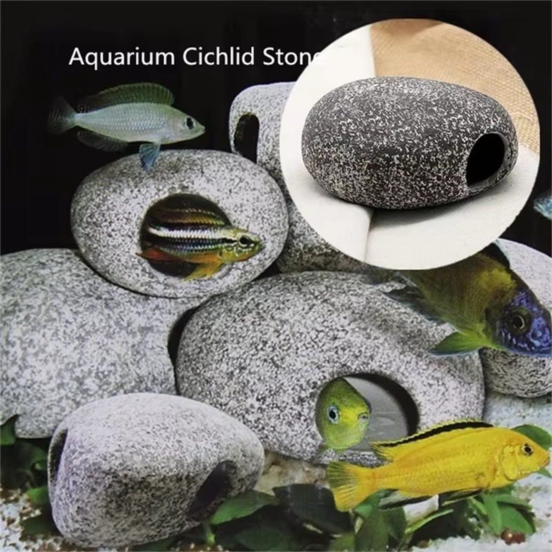 1/2Pcs Aquarium Cichlid Stone  - Aquarium Moss review and price