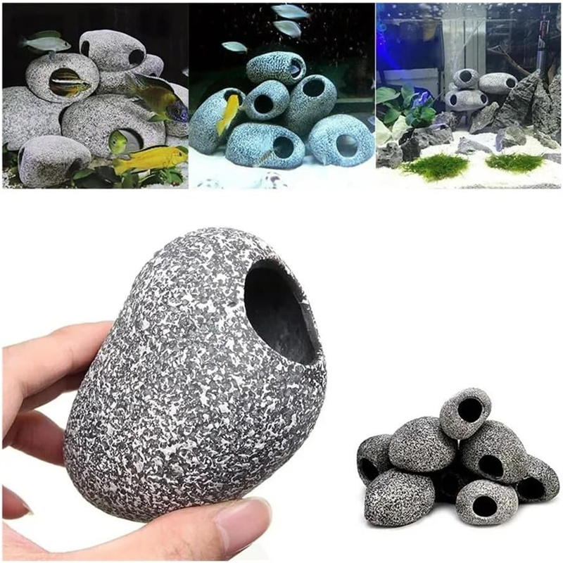 1/2Pcs Aquarium Cichlid Stone  - Aquarium Moss review and price