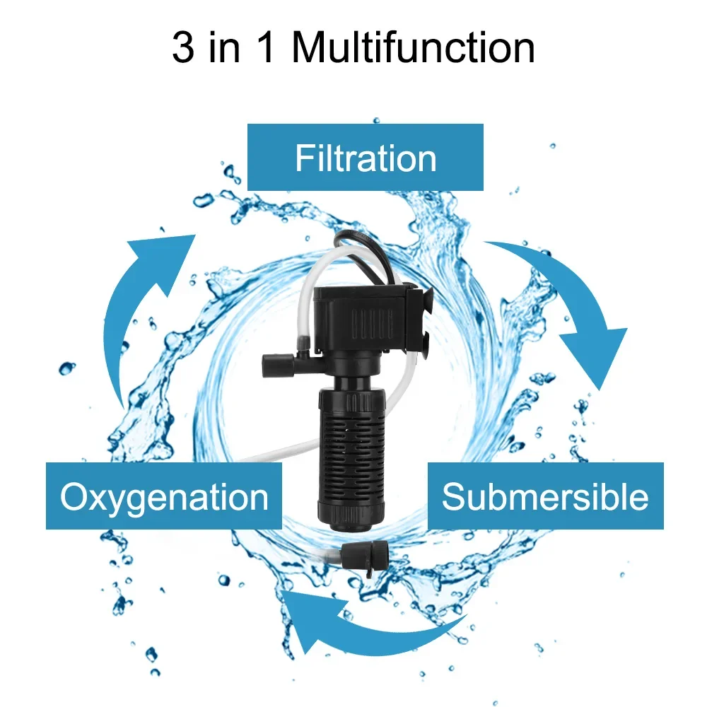 Mini Fish Tank Filter Quiet Su - Planted Aquarium Cleaning review and price